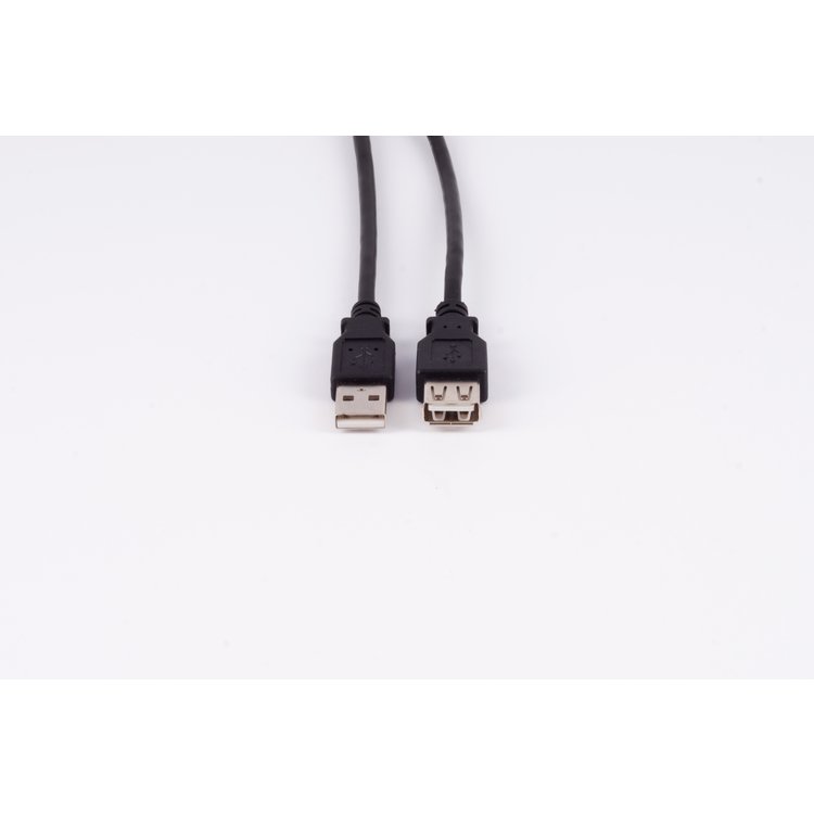 USB High Speed 2.0 Verlängerung, A Stecker auf A Buchse, USB 2.0, schwarz, 5,0m