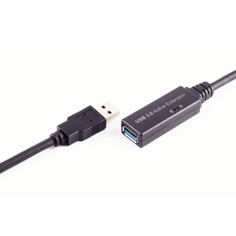 Aktive USB-A Verlängerung, USB 3.0, 5Gbps, 15m