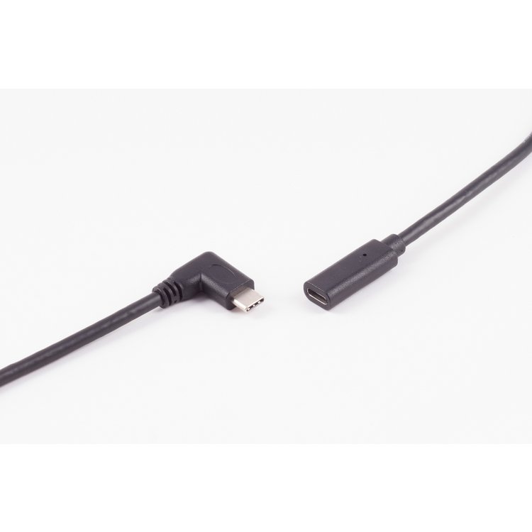 USB-C Verlängerungskabel, 3.2 Gen 2x2, 90°, 1m