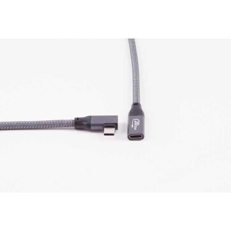 USB-C® Verlängerungskabel, 3.2, 90°, Pro, 1m