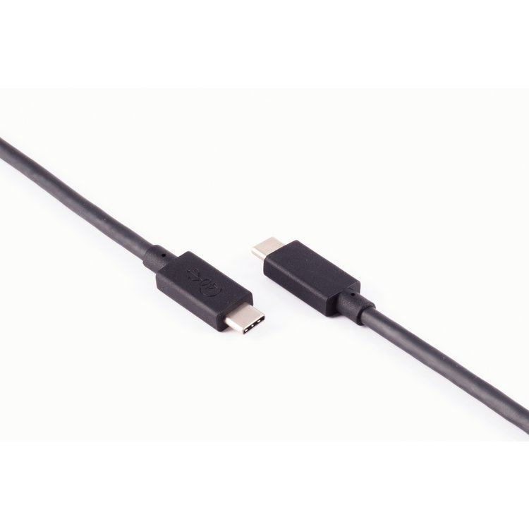 USB Kabel Typ-C Stecker auf Typ C Stecker, 4.0 Gen 3x2, schwarz, 0,5m