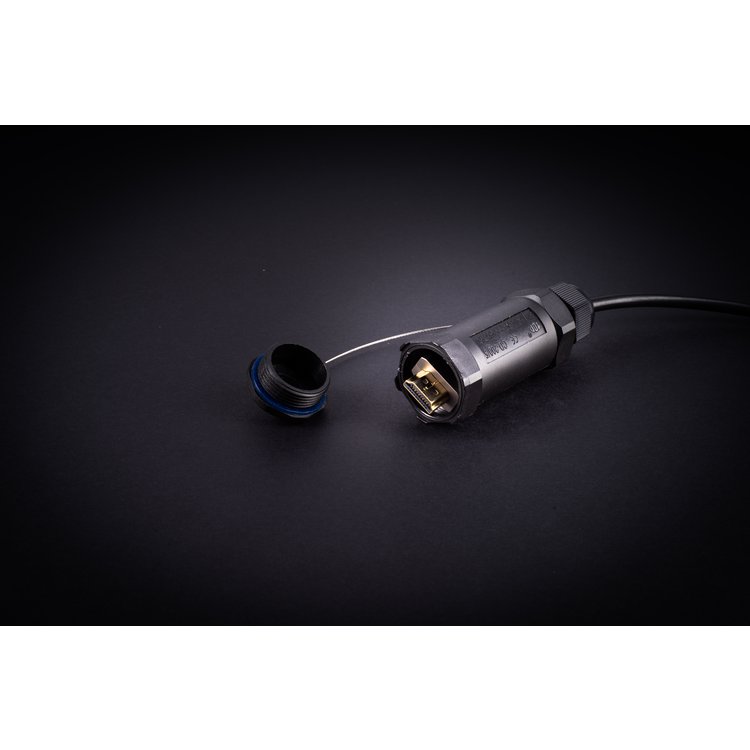 shiverpeaks®--HDMI Anschlusskabel-Optisches HDMI Trittfest (Armored) Kabel, 4K, 15,0m