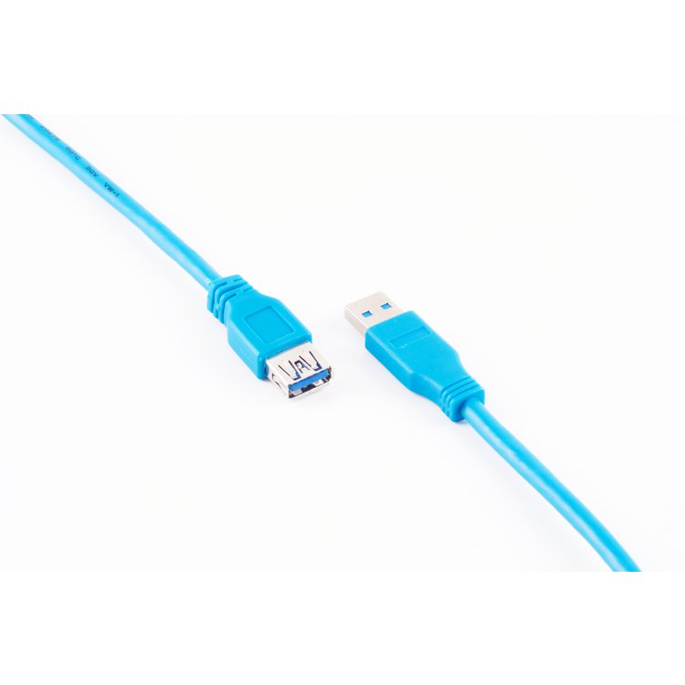 USB Verlängerung A Stecker/A Buchse 3.0, blau 3m