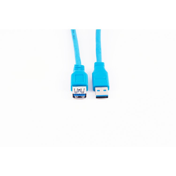 USB Verlängerung A Stecker/A Buchse 3.0, blau 1,8m