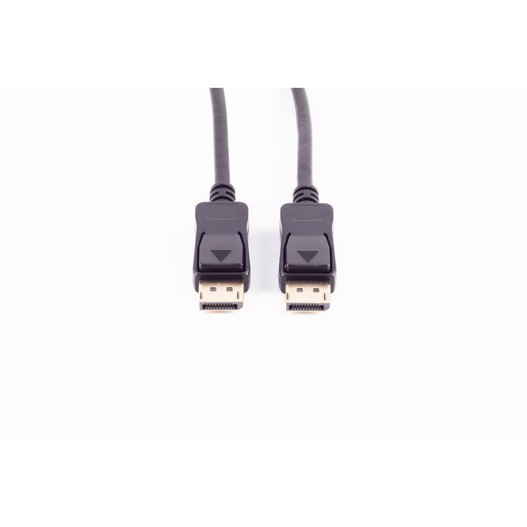 Displayportkabel Stecker/ Stecker, 19-pin, vergoldere Kontakte, 1m