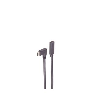 USB-C Verlängerungskabel, 3.2 Gen 2x2, 90°, 0,5m