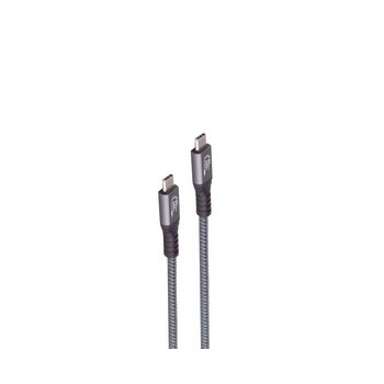 USB Kabel Typ-C Stecker auf Typ C Stecker, 4.0, 240W, PRO, 2,0m